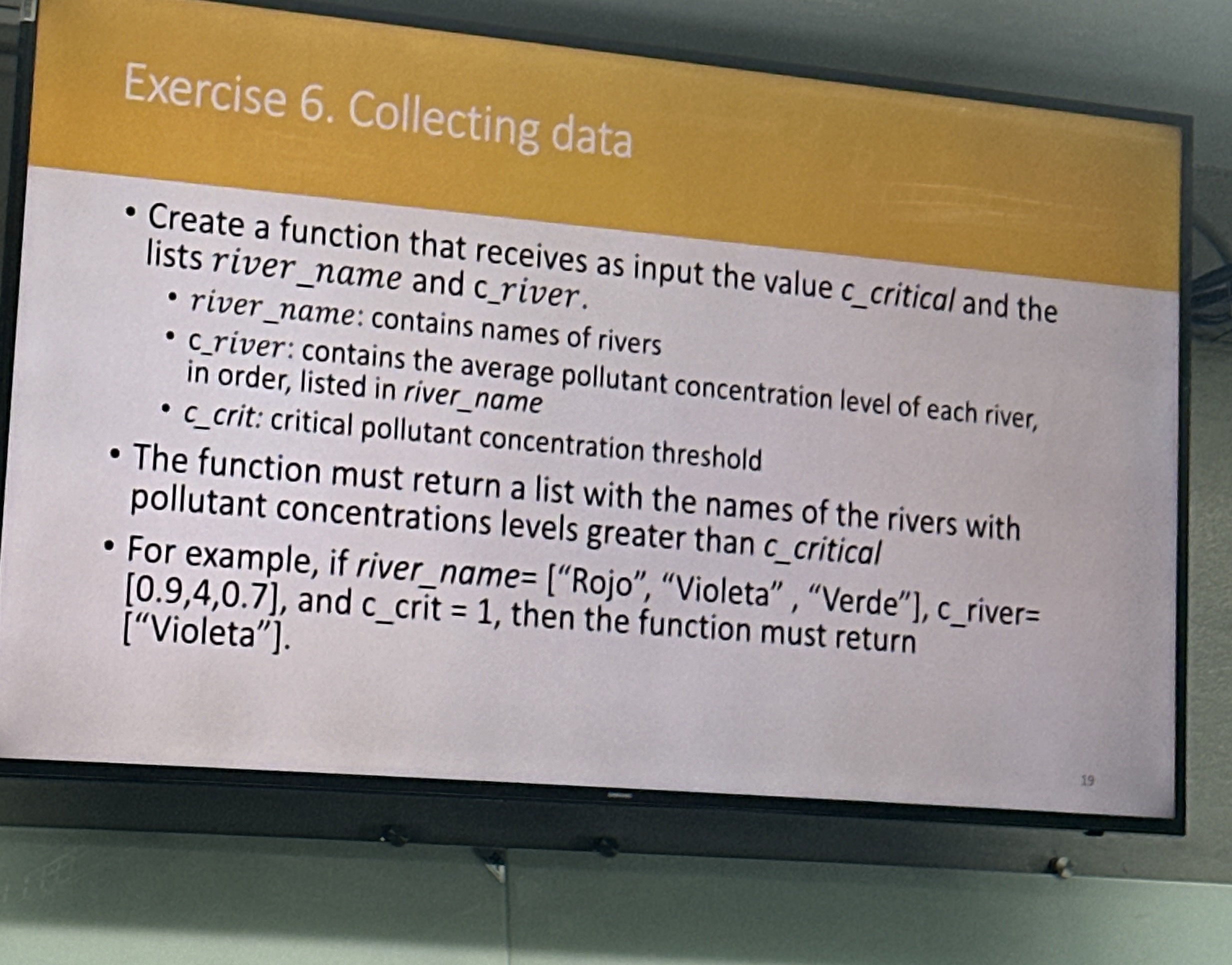 Create a function that receives as input the