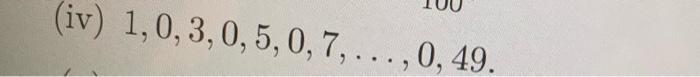 Create a command to construct 1 , 0 , 3 , 0 , 5 ,