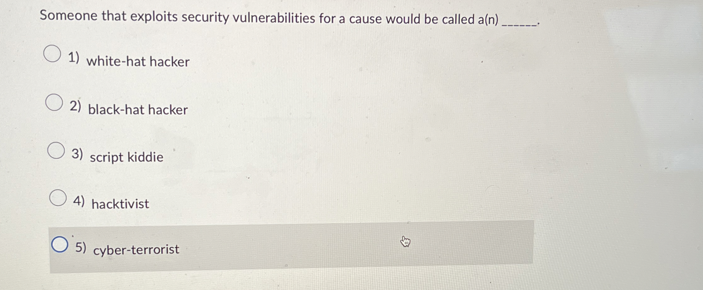 Someone that exploits security vulnerabilities