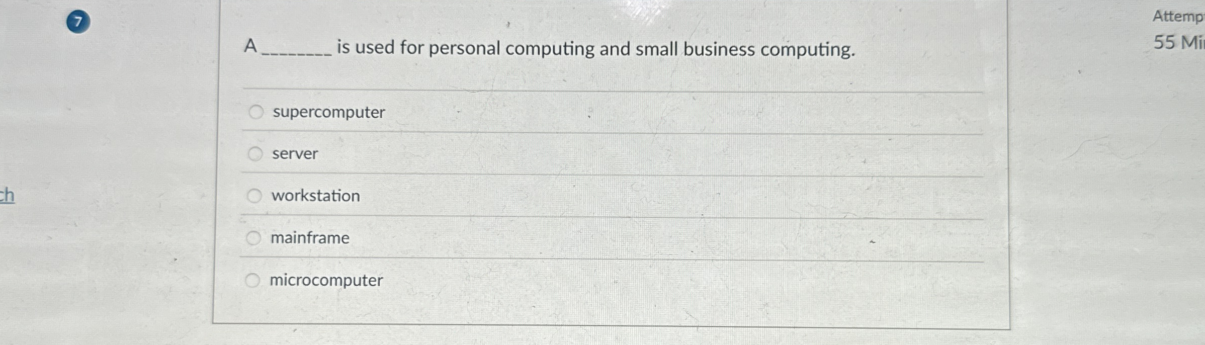 A is used for personal computing and small