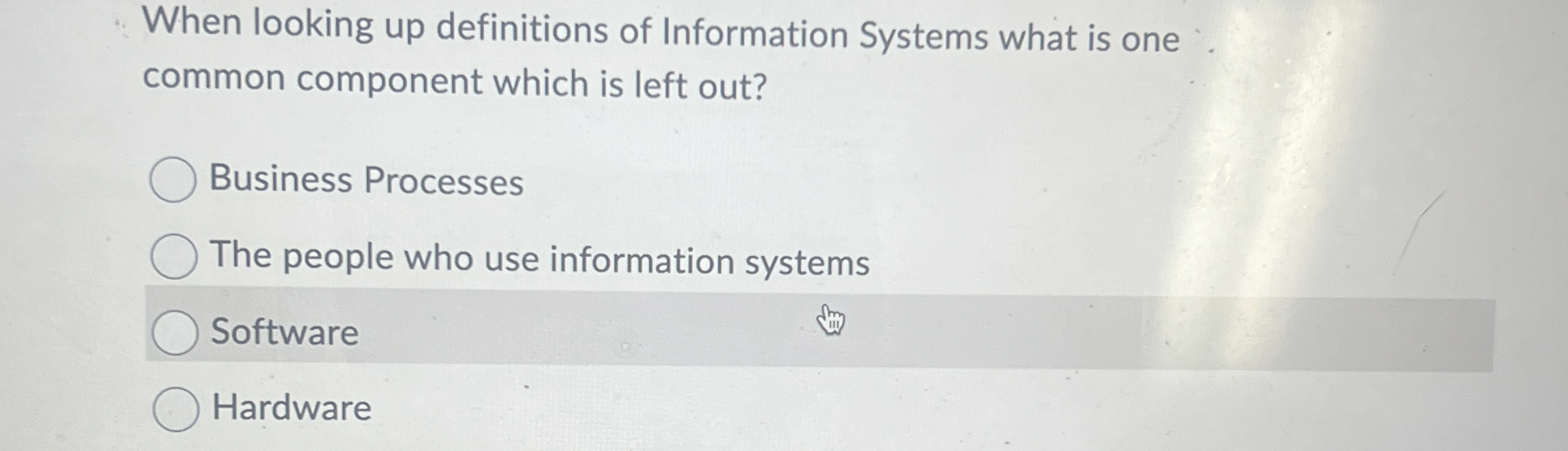 When looking up definitions of Information