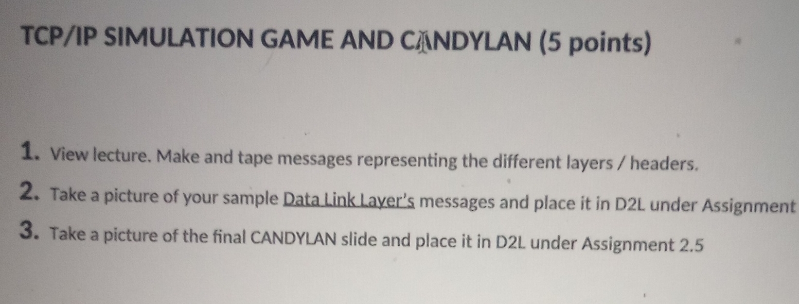 TCP / IP SIMULATION GAME AND C { INDYLAN ( 5