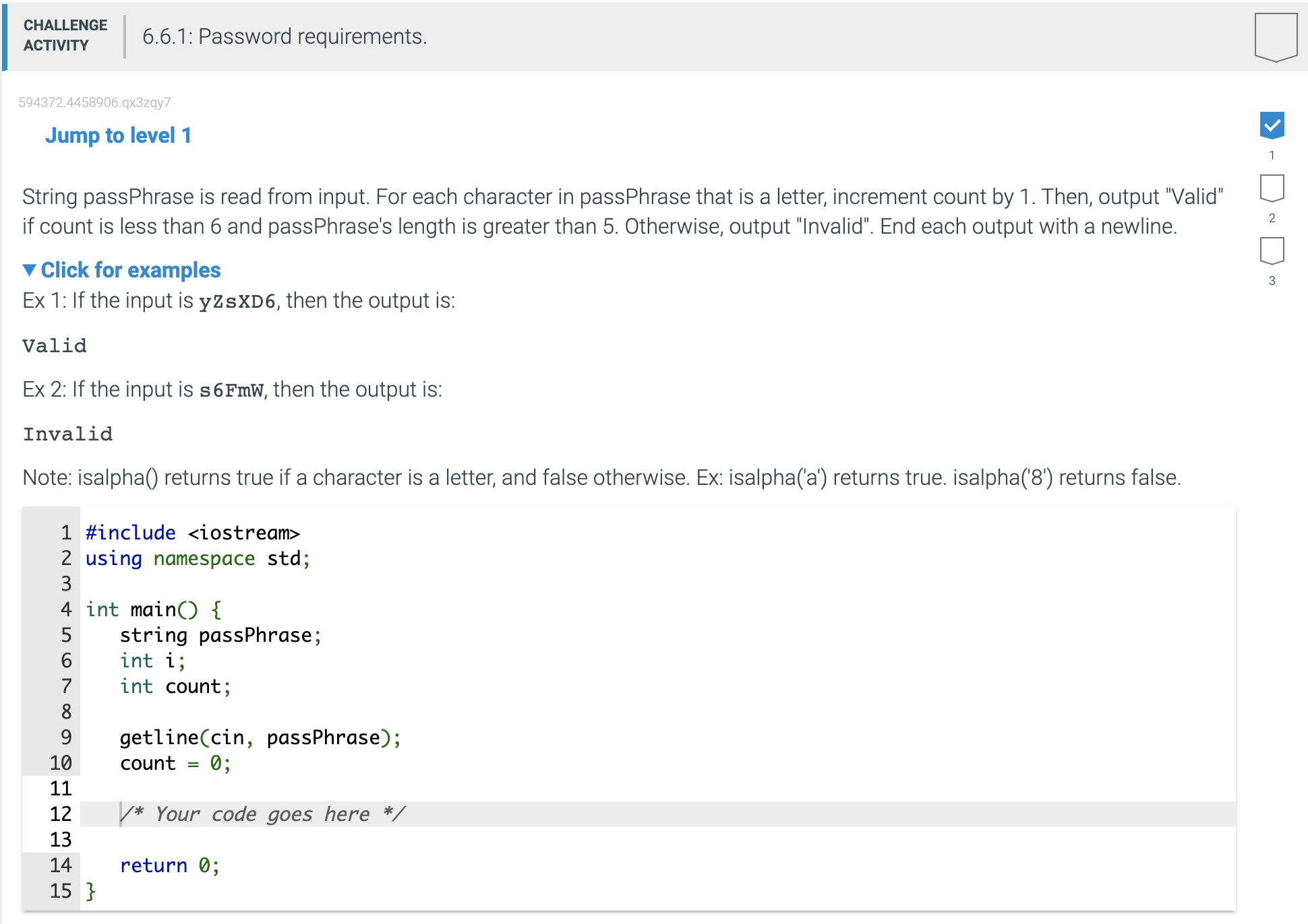 I ' m having difficulty with strings in for loops