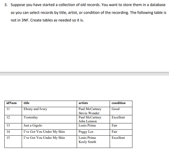3 . Suppose you have started a collection of old