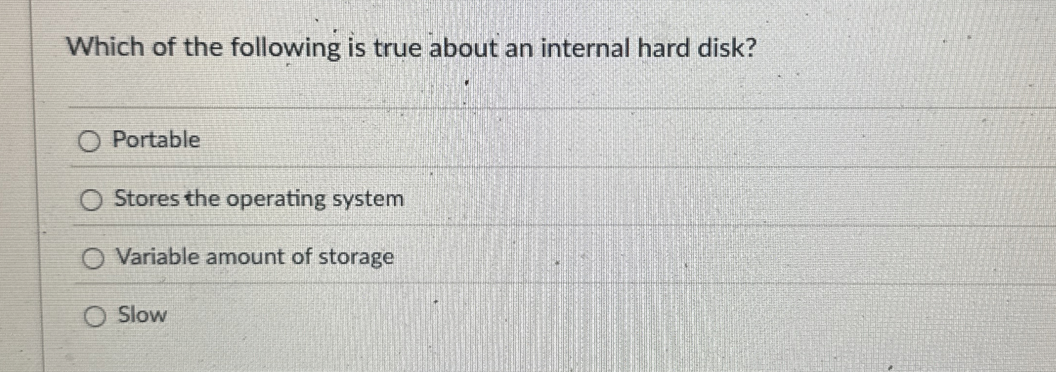 Which of the following is true about an internal