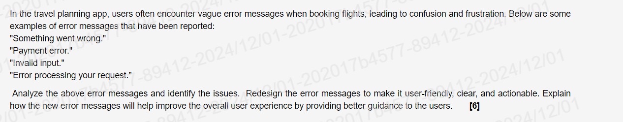 In the travel planning app, users often encounter
