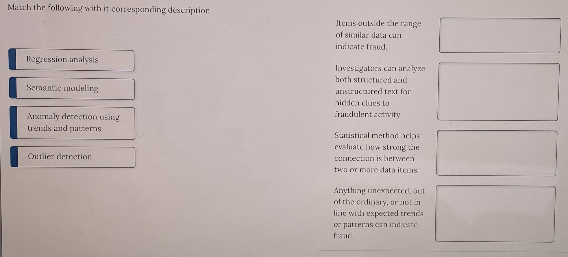 Match the following with it corresponding