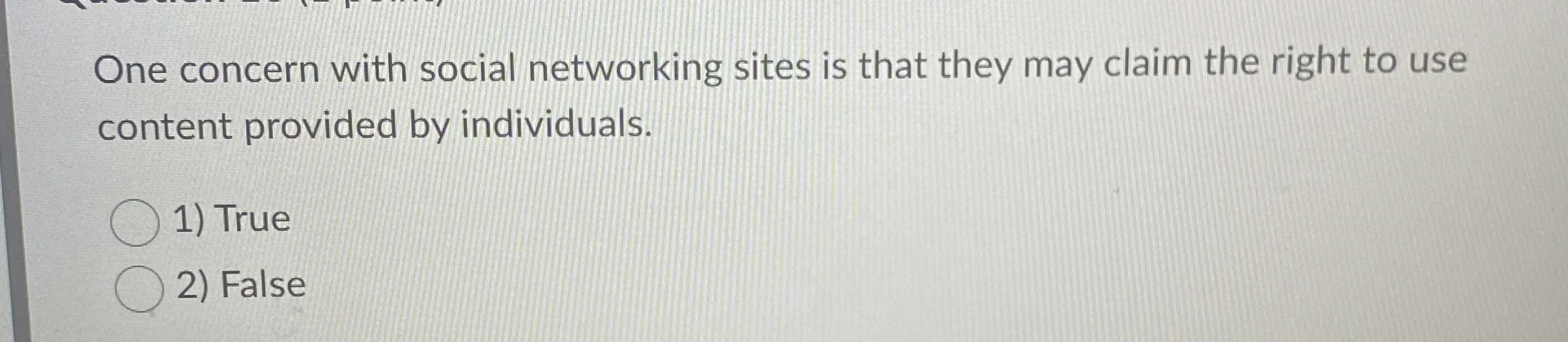 One concern with social networking sites is that