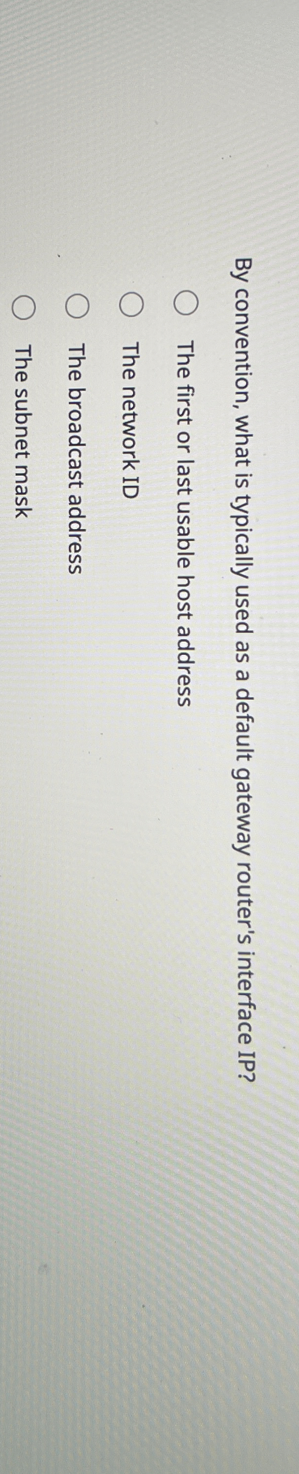 By convention, what is typically used as a