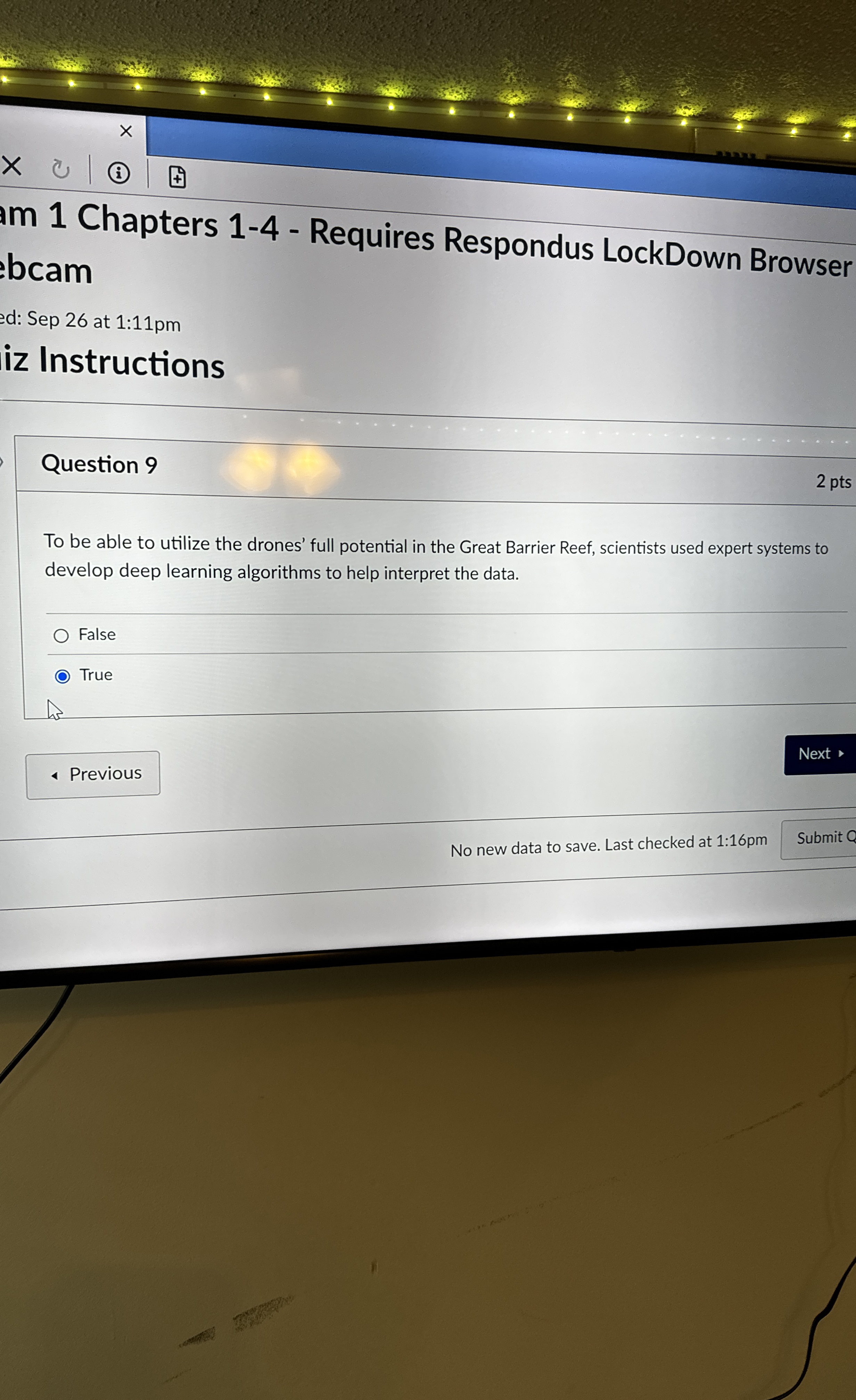 Question 9 To be able to utilize the drones' full