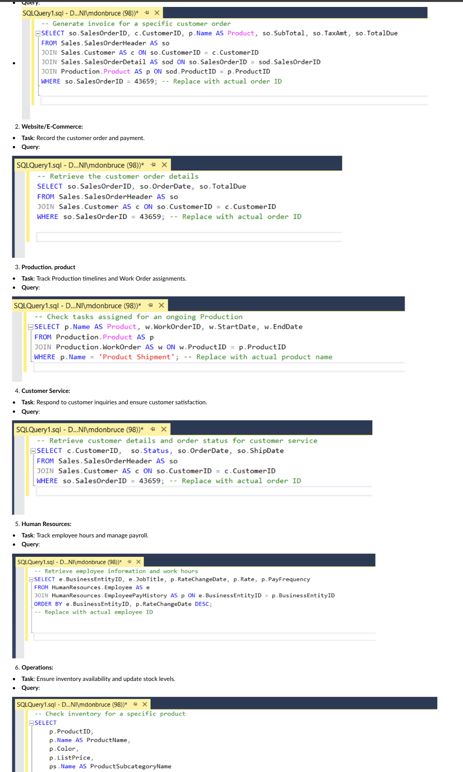 In - Class Hands - On Activity: Using the