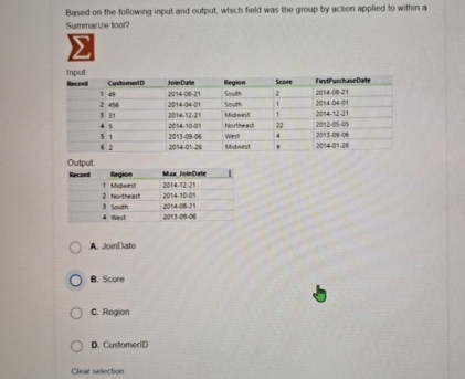 Based on the following input and output, which