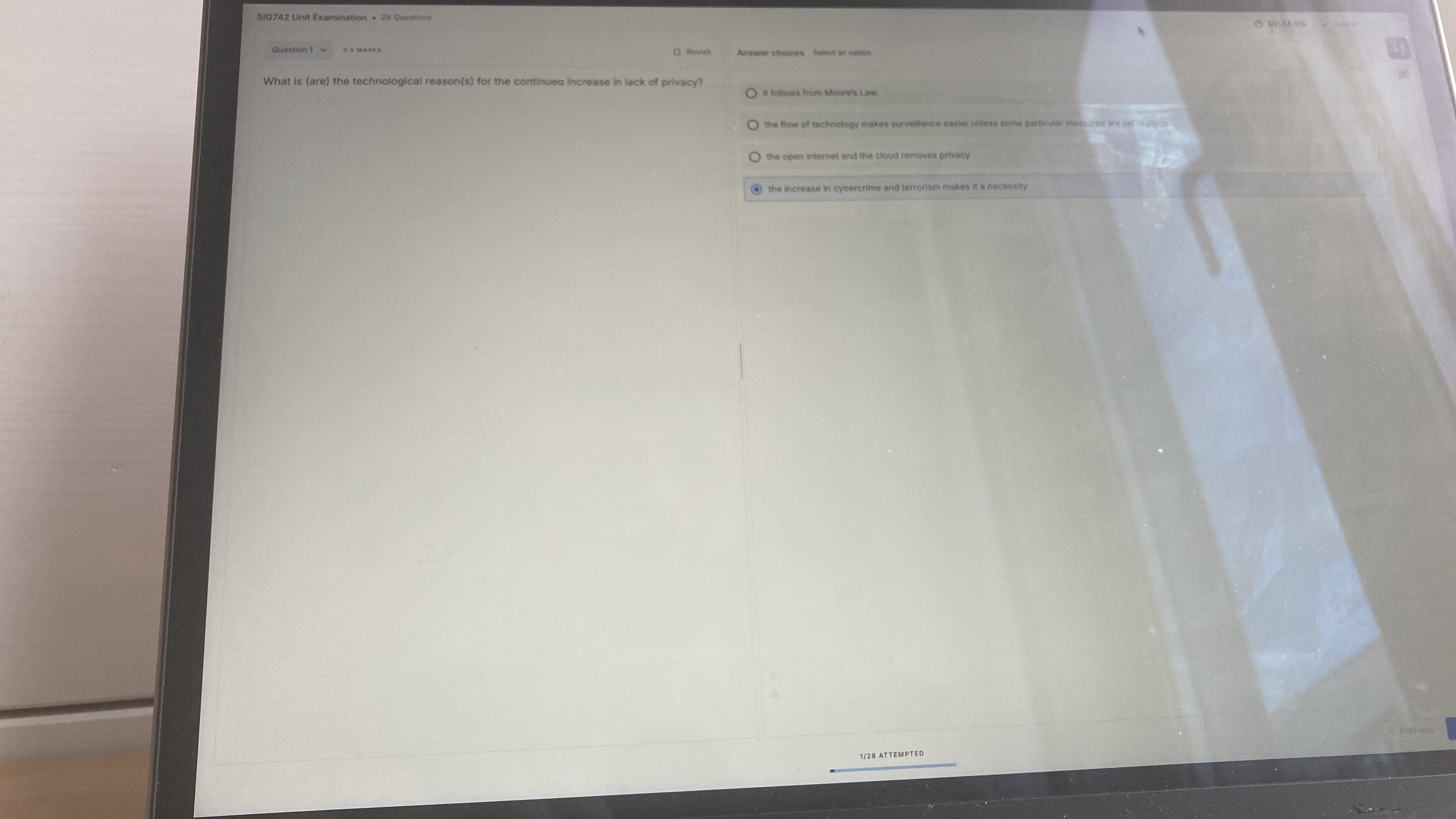 What is ( are ) the technological reason ( s )