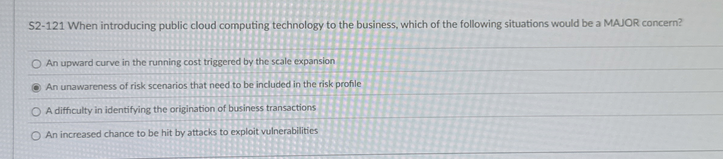 S 2 - 1 2 1 When introducing public cloud