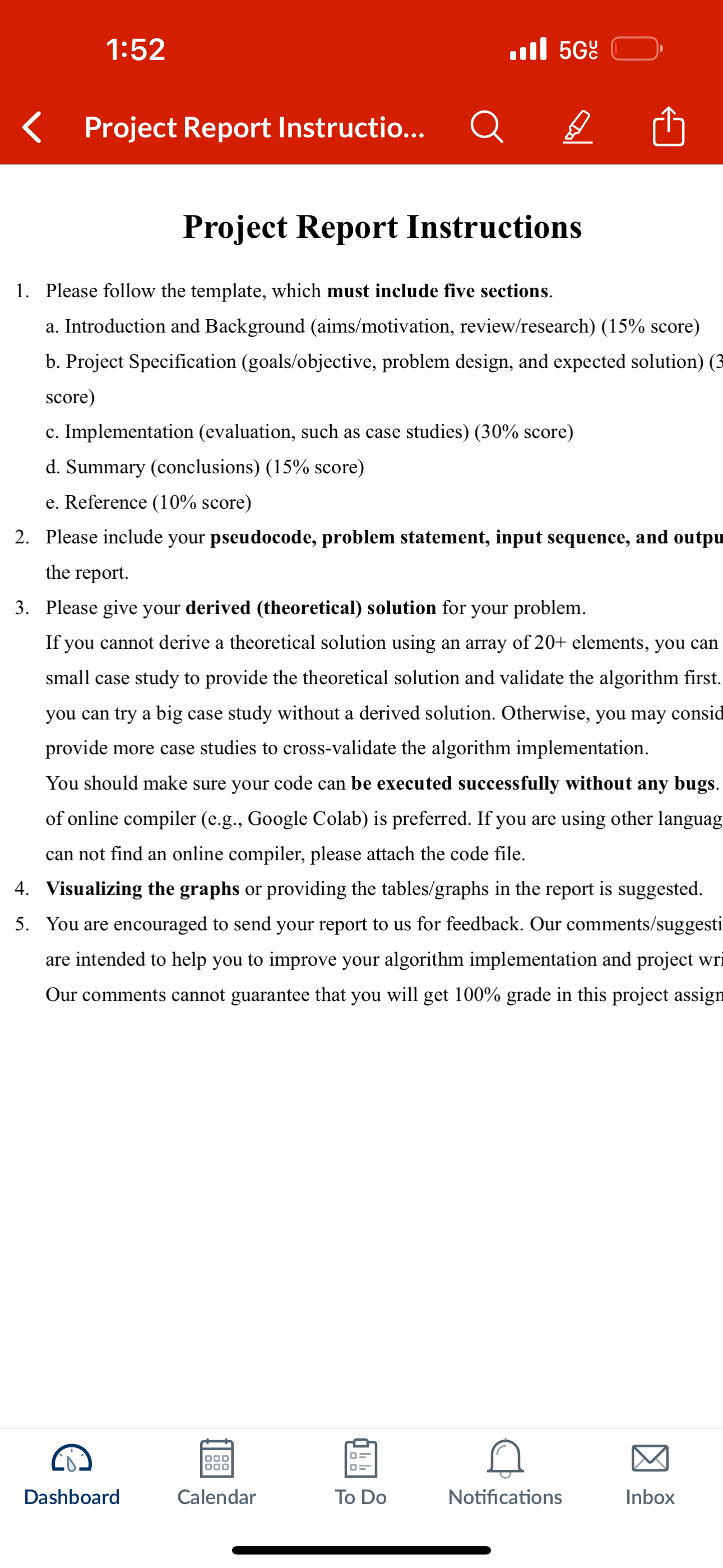 Project Report Instructions Please follow the