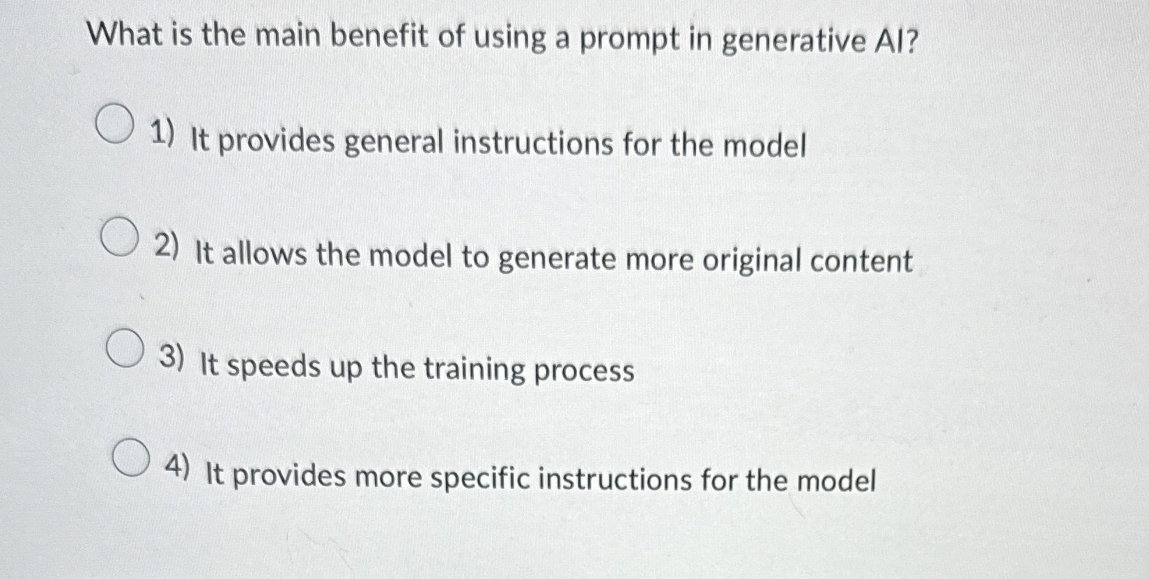 What is the main benefit of using a prompt in