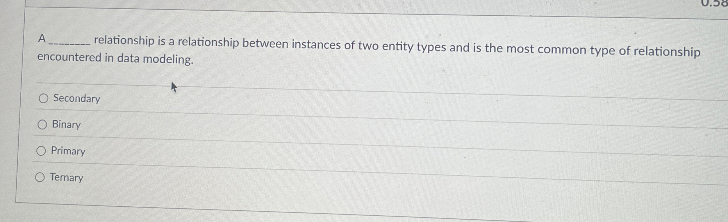 A relationship is a relationship between