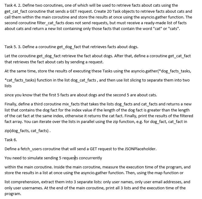 PLEASE SOLVE IN PYTHON. JUST CODE Task 4 . 2 .