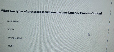 What two types of processes should use the Low