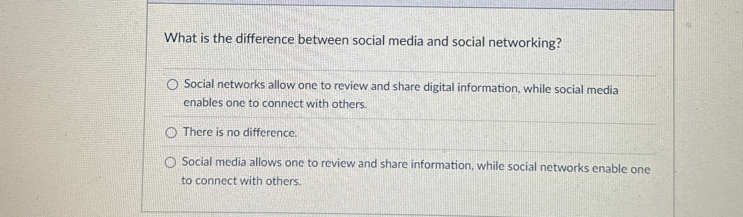 What is the difference between social media and