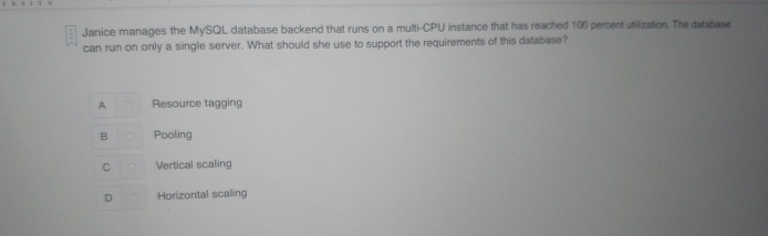 Janice manages the MySQL database backend that