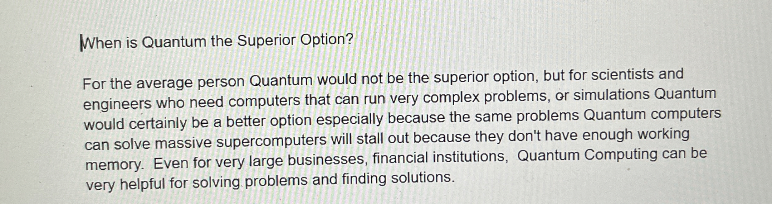 Can you make this into presentation subpoints.