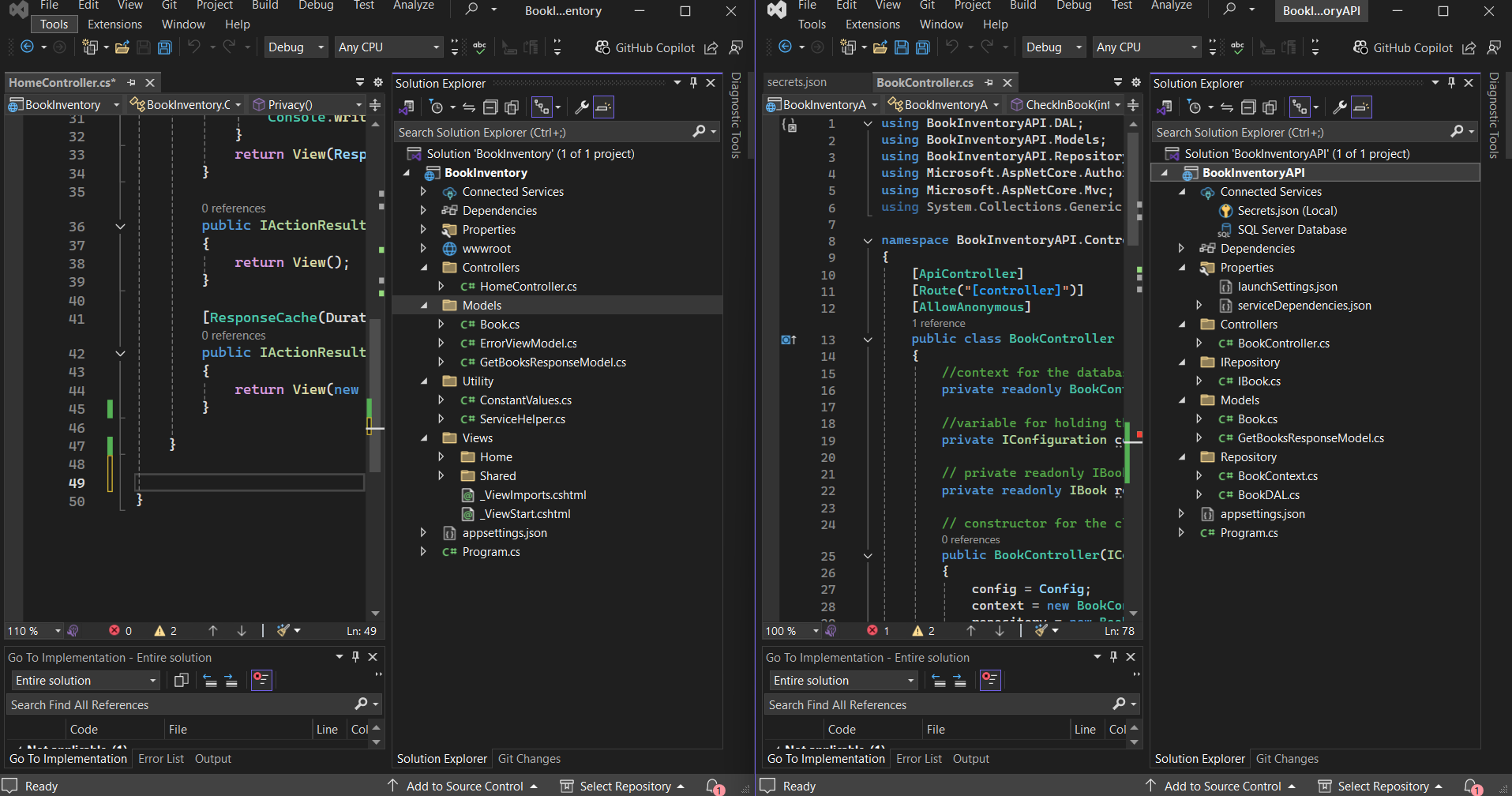 So I am kind of getting used to c# again it has