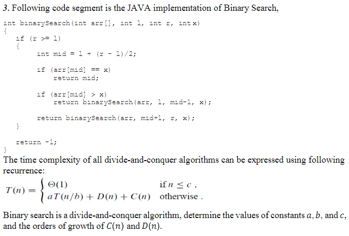 Analysis of Algorithms: Following code segment is