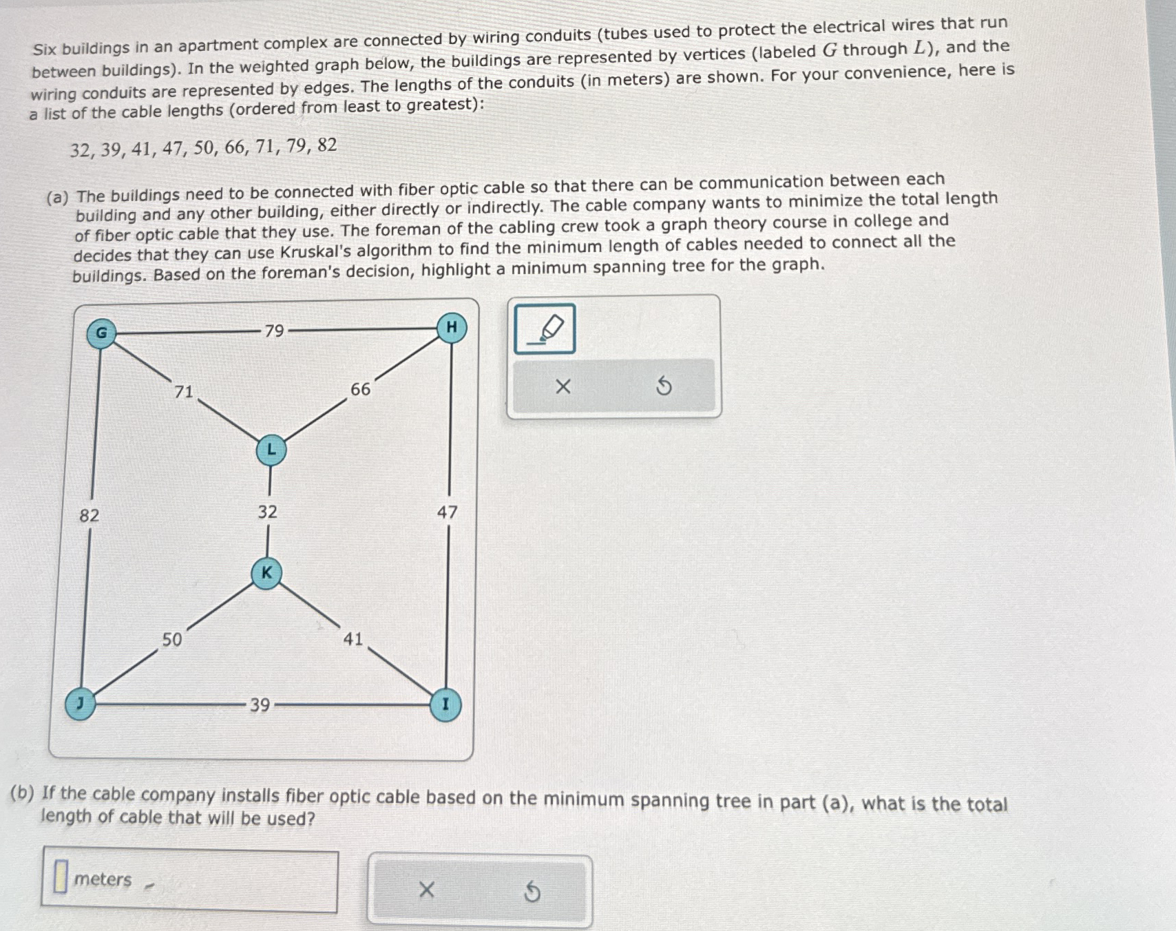 Six buildings in an apartment complex are