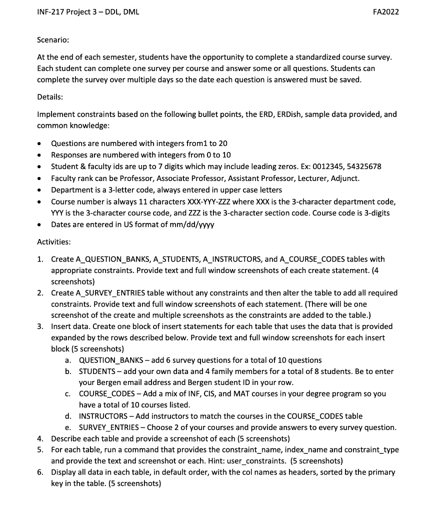 Create A _ QUESTION _ BANKS, A _ STUDENTS, A _