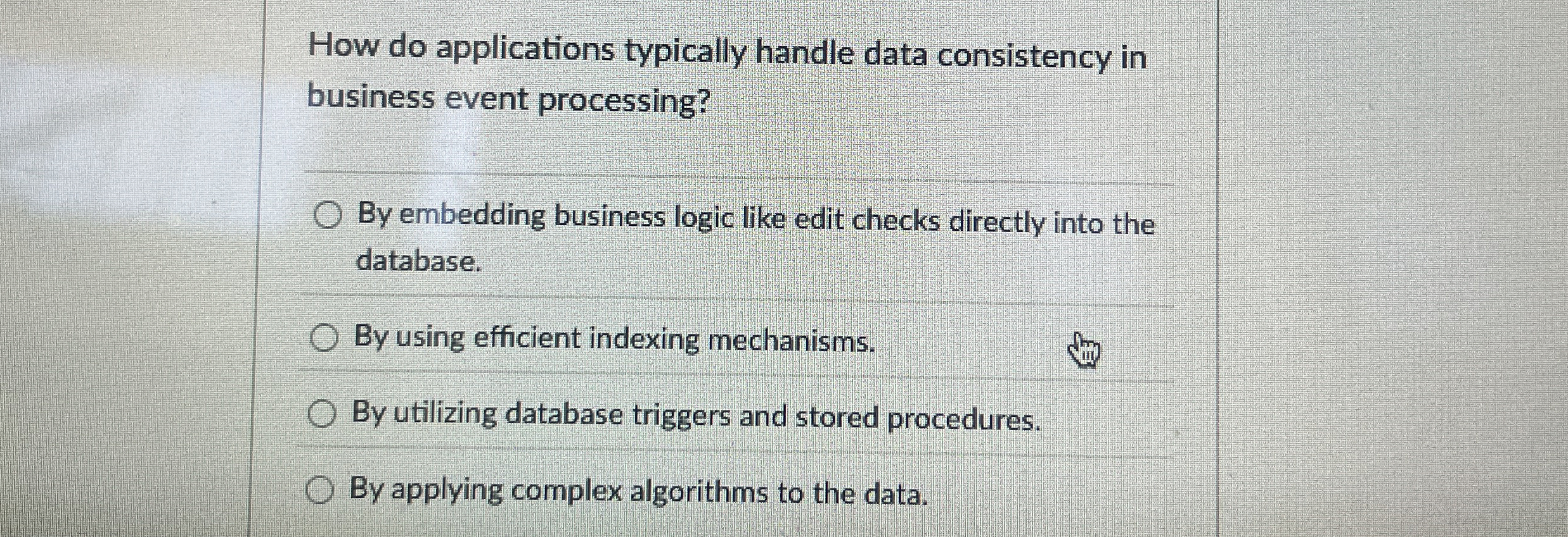 How do applications typically handle data