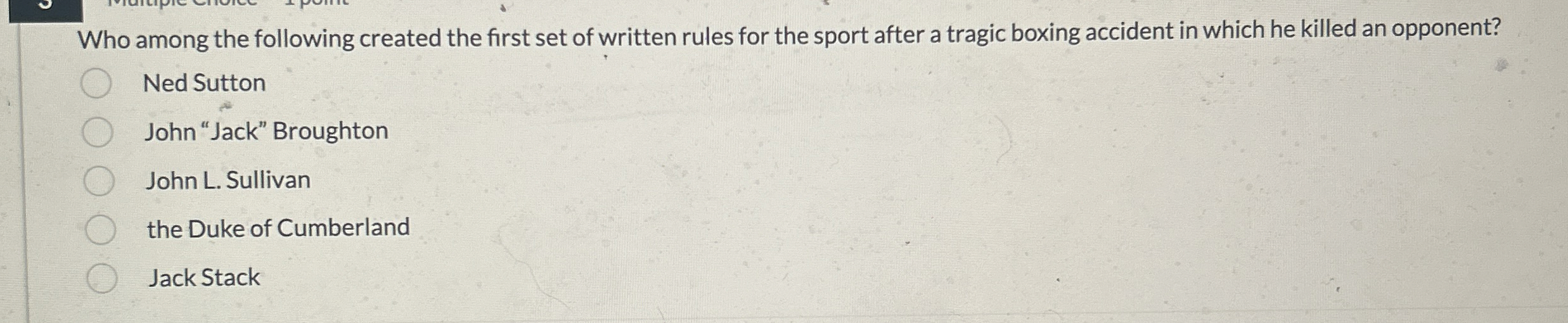 Who among the following created the first set of