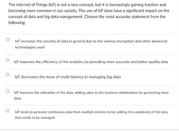 The Internet of Things ( 1 O ) is not a new