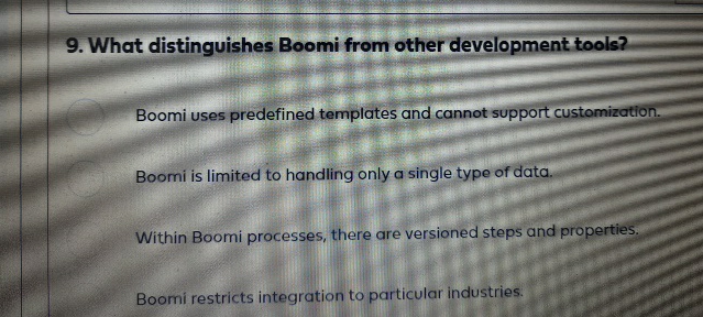 What distinguishes Boomi from other development