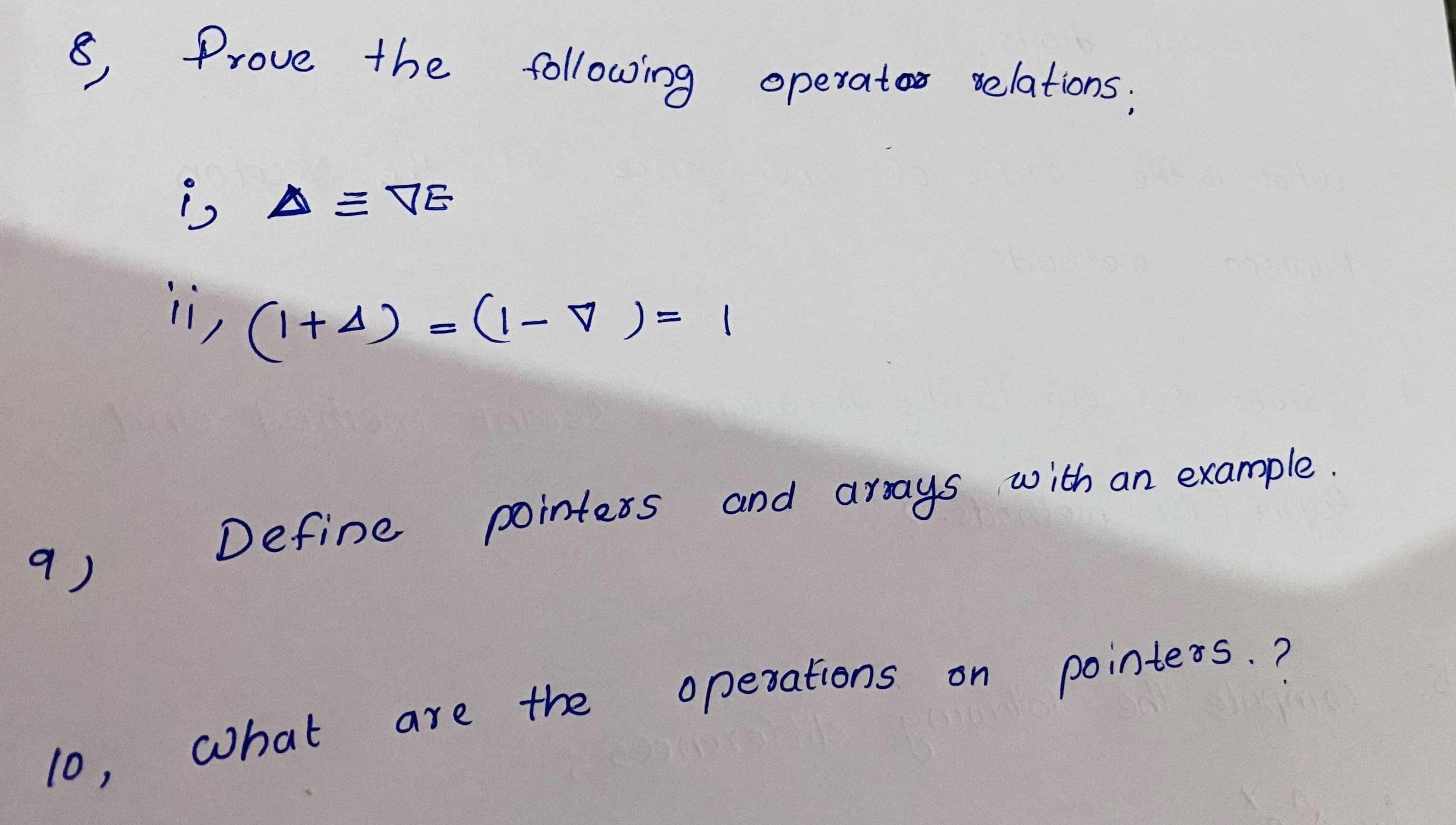 8 , Prove the following operator relations: is ?