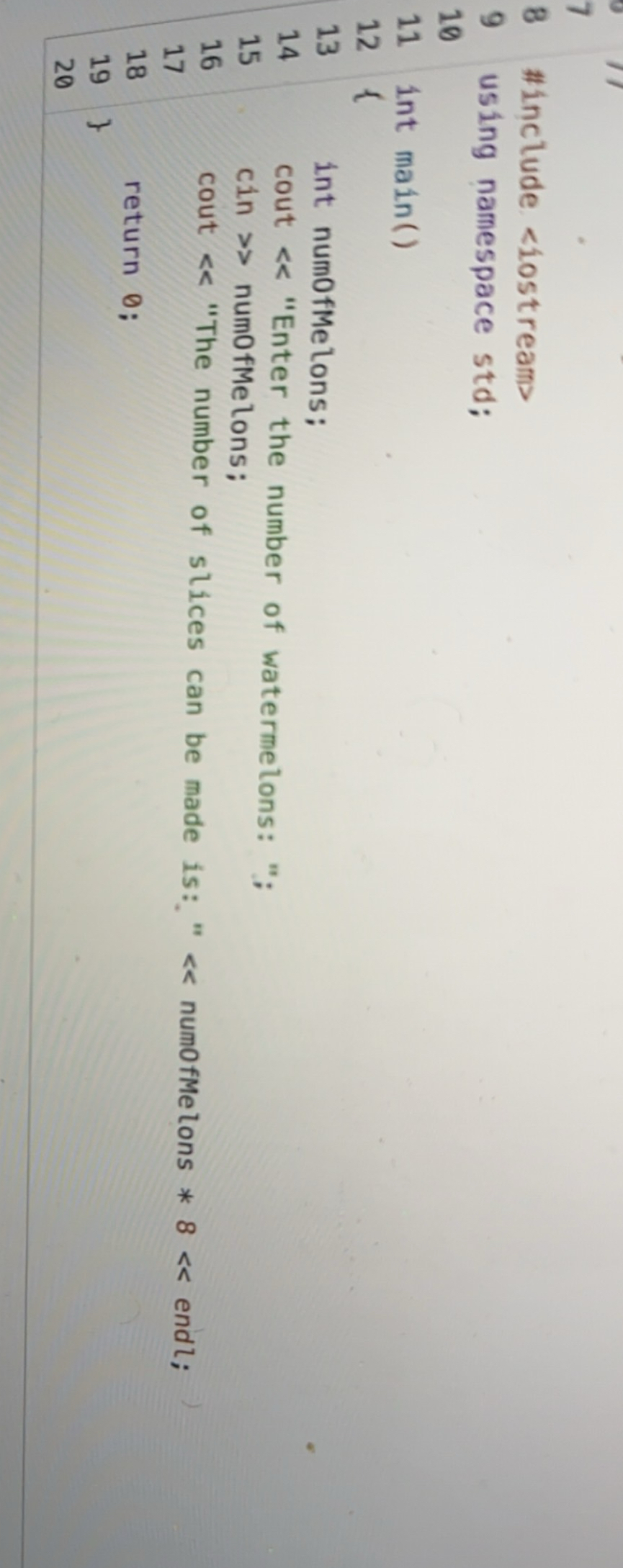 How do i modify my code, so that if I enter 3