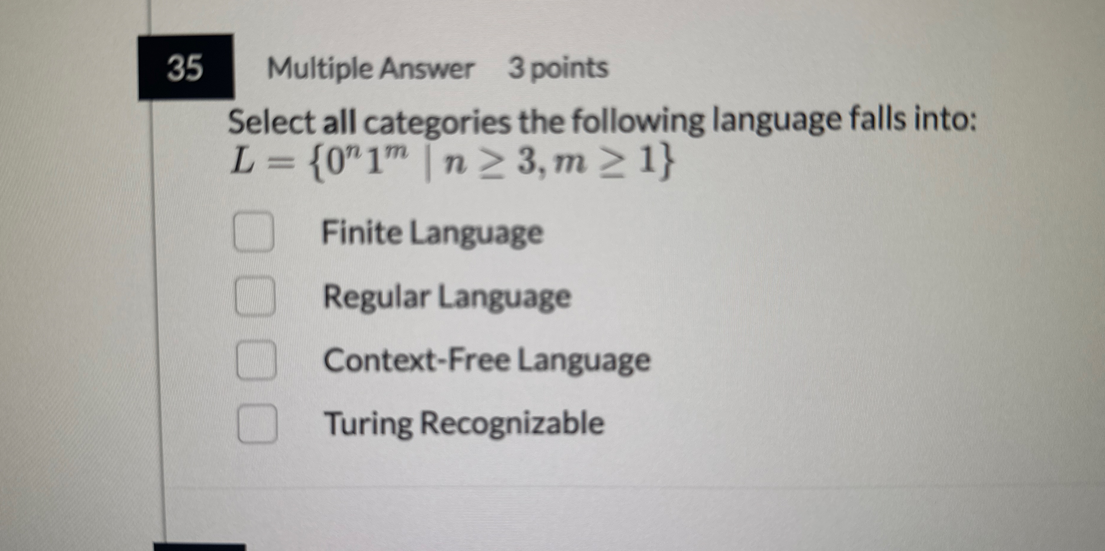 2 7 Multiple Answer 2 points Which of the