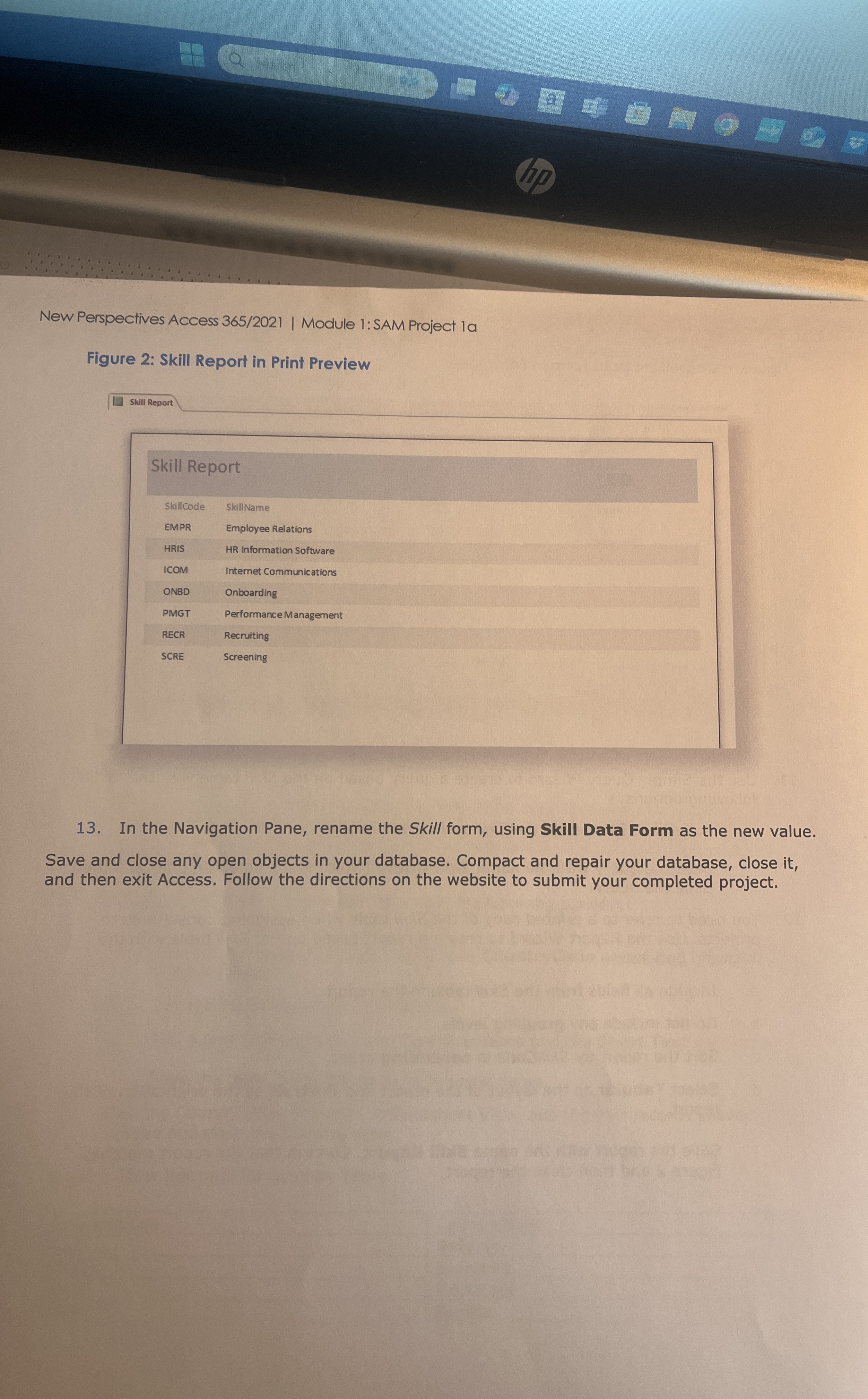 spectives Access 3 6 5 / 2 0 2 1 Module I: SAM