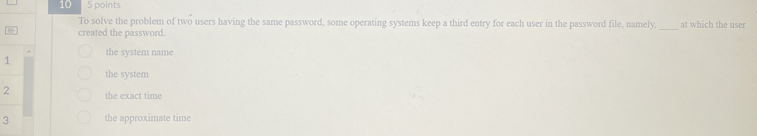 1 0 5 points To solve the problem of two users