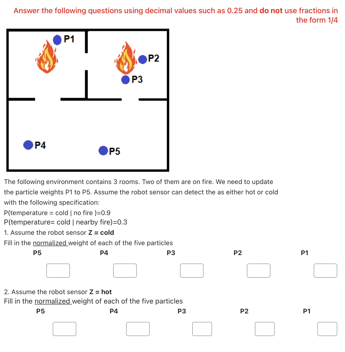 Noticed that we want to find the values of ( p 1