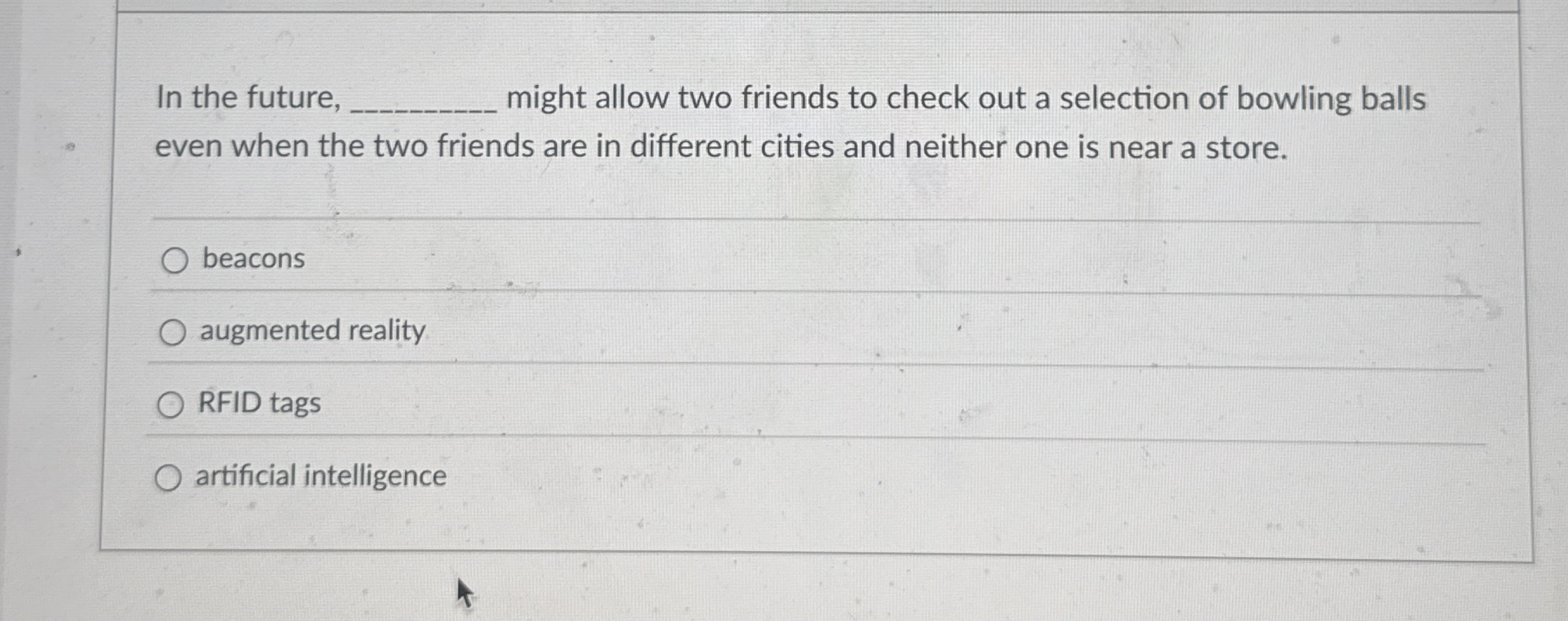 In the future, might allow two friends to check