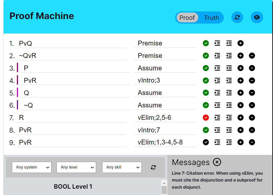What do i change line 7 vElim; 2 , 5 - 6 with ? i