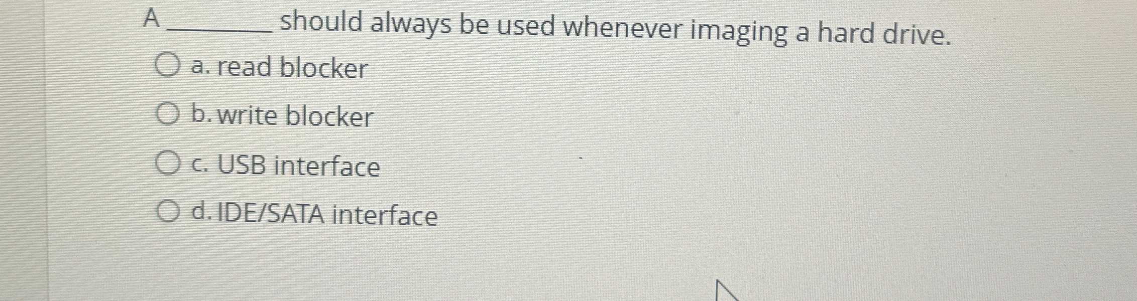 A q , should always be used whenever imaging a