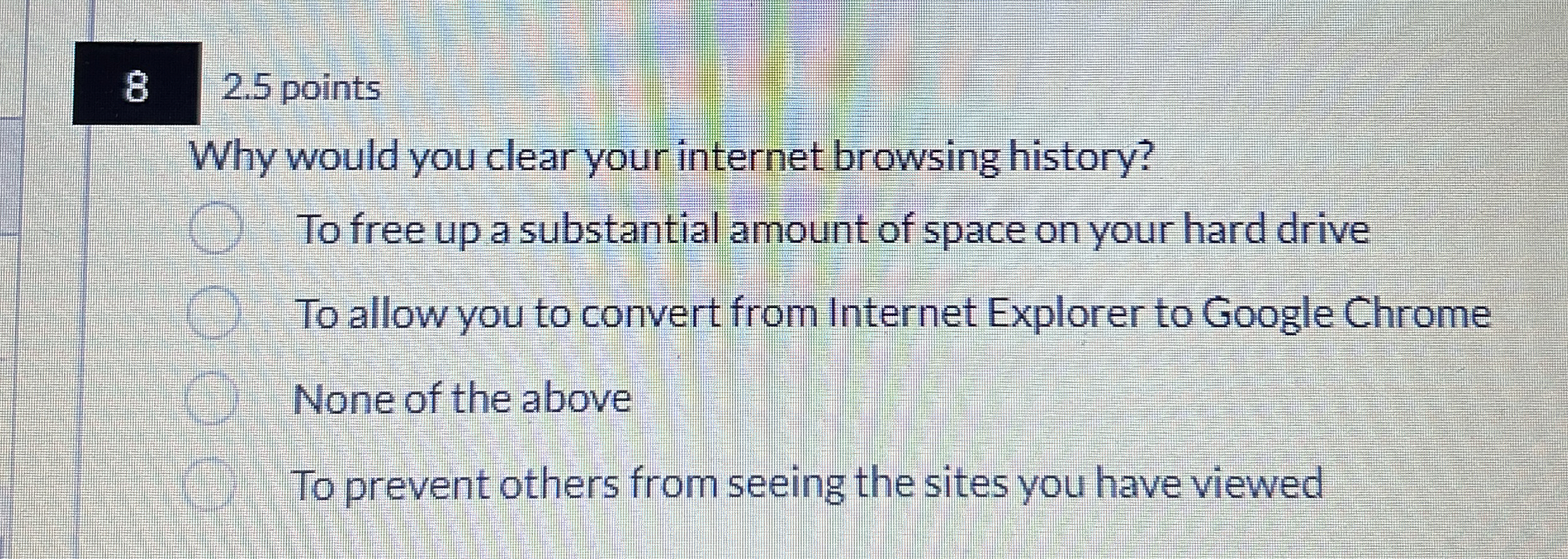 Why would you clear your internet browsing