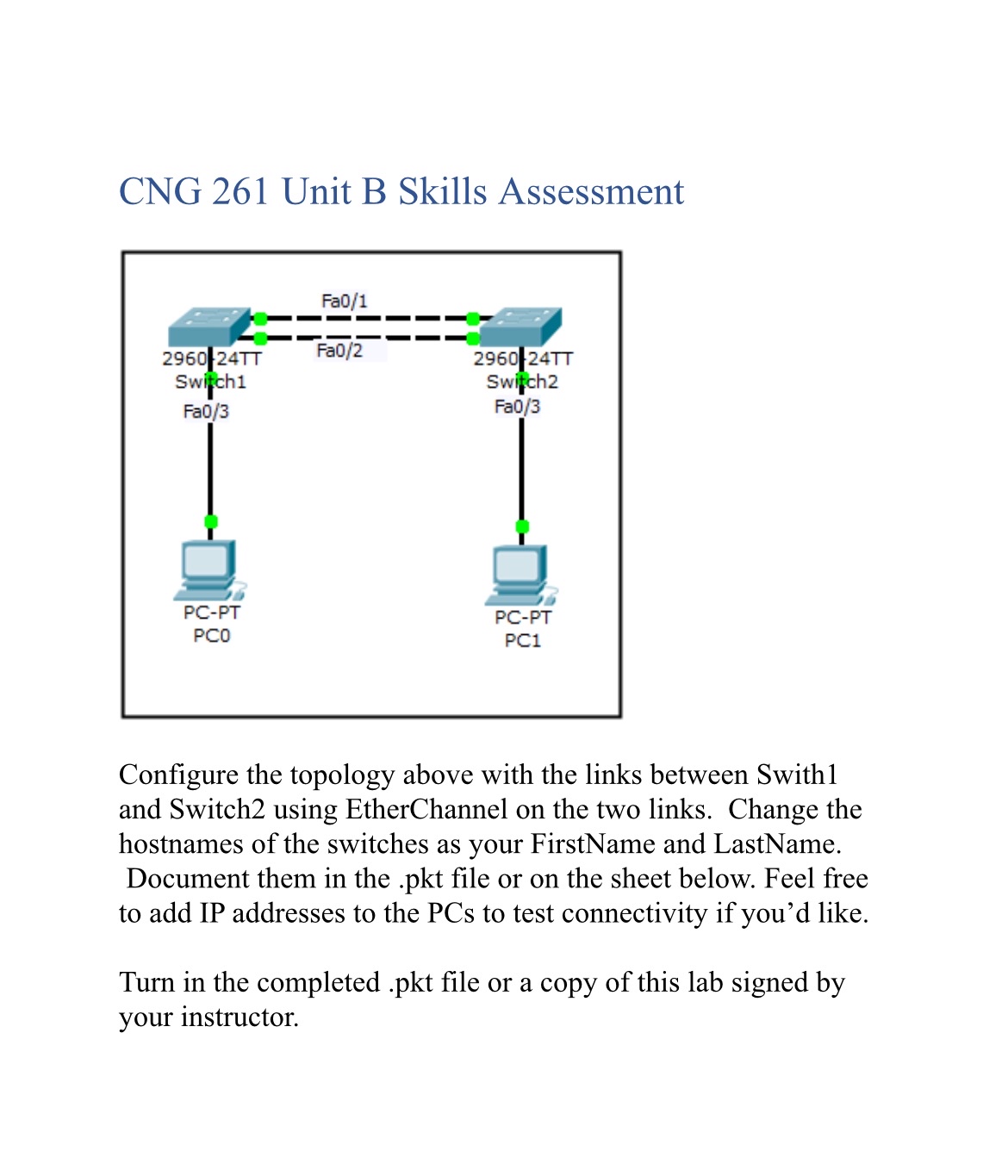 CNG 2 6 1 Unit B Skills Assessment Configure the