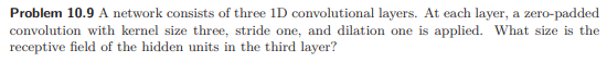 Problem 1 0 . 9 A network consists of three 1 D