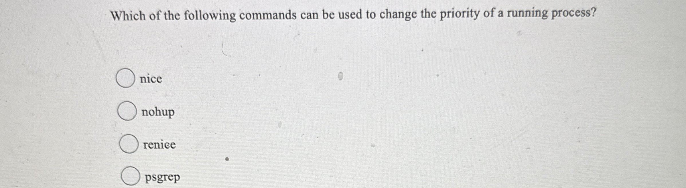 Which of the following commands can configure the