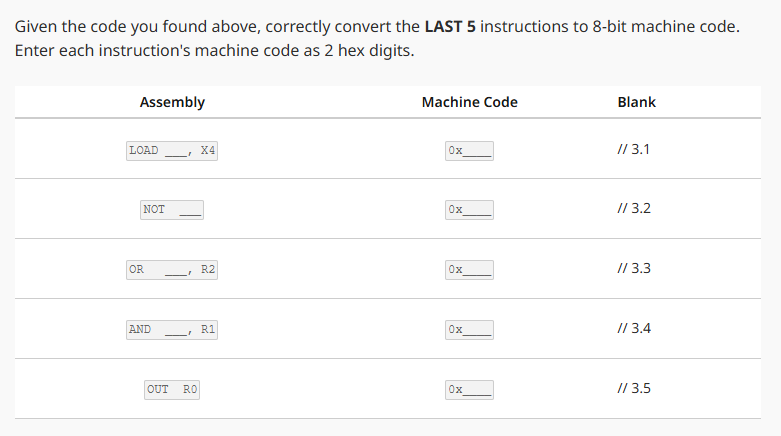Given the code you found above, correctly convert