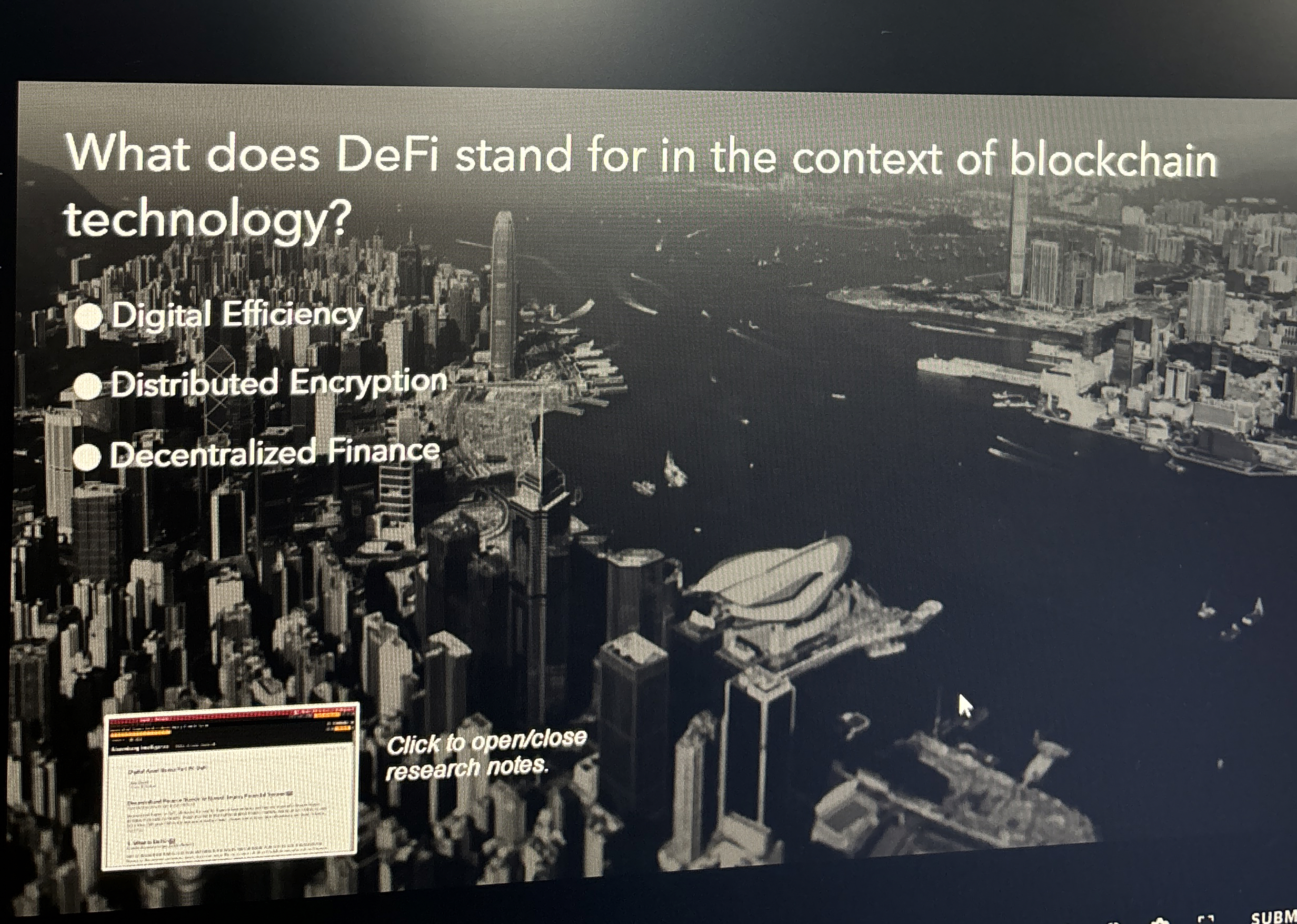 What does DeFi stand for in the context of