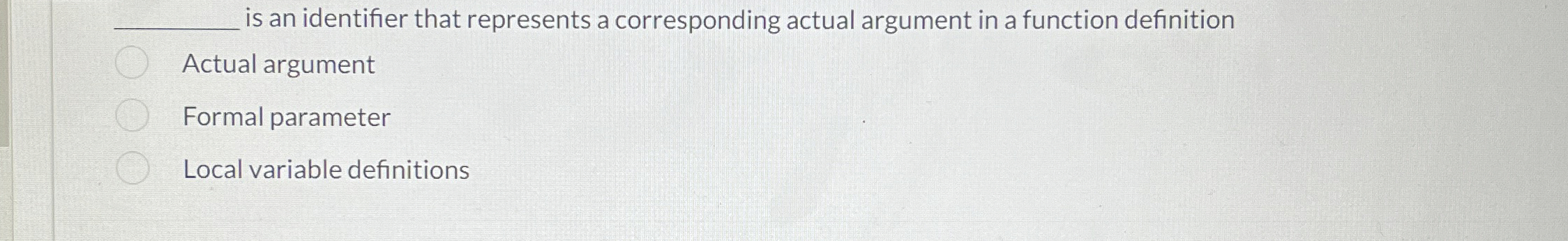 is an identifier that represents a corresponding